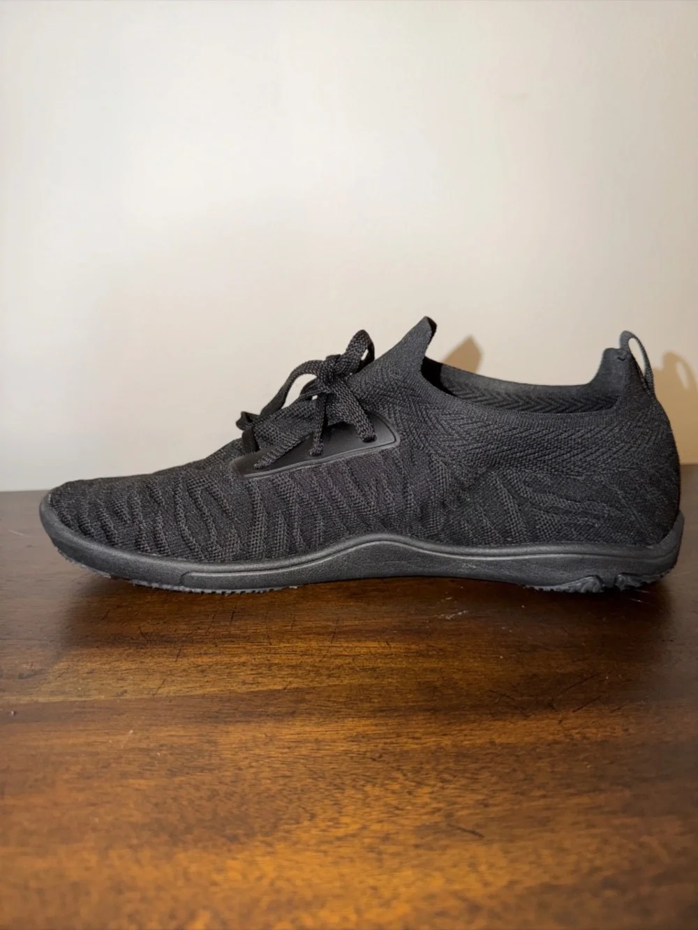 Hike Footwear Stride Barefoot Shoes Black Minimalist Sneakers Mens 10 Womens 12